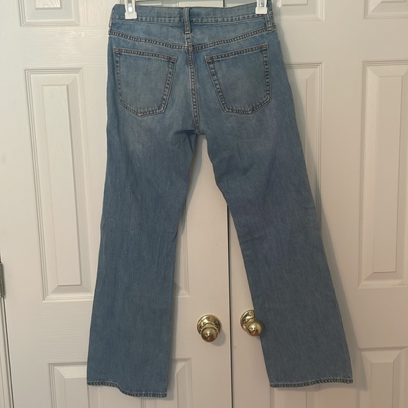 Old Navy Men's Famous Bootcut Blue Jeans EUC Size 31 x 32 Zip Fly Lighter Wash - Picture 3 of 7
